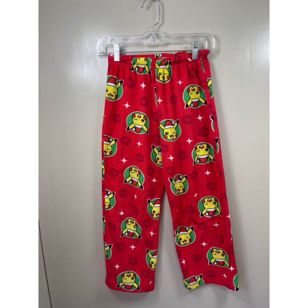 Pikachu‎ Red Kids Pajama Pants size 11-12